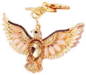 Creative Eagle Design Cute Sparkling Keychain Funny Key Chain Keyring Bag Wallet Accessories for Women Creative Eagle Design Cute Sparkling Keychain Funny Key Chain Keyring Bag Wallet Accessories for Women