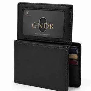 Wallet For Men Bifold Black RFID Blocking Slim Faux Leather Wallets Card Holder Front Pocket Minimalist Men Accessories With Gift Box Wallet For Men Bifold Black RFID Blocking Slim Faux Leather Wallets Card Holder Front Pocket Minimalist Men Accessories With Gift Box