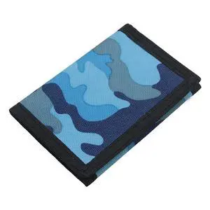 RFID Blocking Canvas Wallet for Men and Women - Camo Trifold Outdoor Sports Wallets with Magic Sticker for Teen Kids (Camo Blue) RFID Blocking Canvas Wallet for Men and Women - Camo Trifold Outdoor Sports Wallets with Magic Sticker for Teen Kids (Camo Blue)