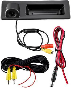 HD 1280x720p Trunk Handle Backup Camera Fit for BMW F Series 3/4/5 X3 X4 F30 F32 F10 F11 F25 2010-2019, Rear View Reverse Camera with Video Cable Power Cord Replace 51247463163 HD 1280x720p Trunk Handle Backup Camera Fit for BMW F Series 3/4/5 X3 X4 F30 F32 F10 F11 F25 2010-2019, Rear View Reverse Camera with Video Cable Power Cord Replace 51247463163