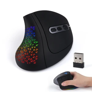 Wireless Mouse Ergonomic Right Handed Vertical Mouse with LED Light 7 Buttons 2.4GHz & Bluetooth Dual Mode Portable Rechargeable Silent Computer Mice for Laptop PC Desktop Macbook Adults Gifts( Wireless Mouse Ergonomic Right Handed Vertical Mouse with LED Light 7 Buttons 2.4GHz & Bluetooth Dual Mode Portable Rechargeable Silent Computer Mice for Laptop PC Desktop Macbook Adults Gifts(