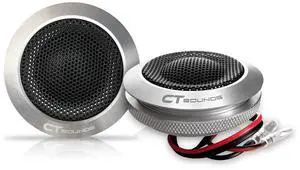 CT Sounds Meso 25mm 100 Watt Flush-Mount Premium Silk-Dome Tweeters, Pair CT Sounds Meso 25mm 100 Watt Flush-Mount Premium Silk-Dome Tweeters, Pair