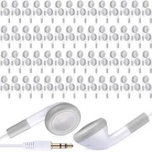 Konohan 150 Packs Earbuds Bulk Earphones with 3.5 mm Headphones Wired Ear Earbud Wired Earphone for Adult Teacher Office Home Computer Travel Library Individually Packed(White) Konohan 150 Packs Earbuds Bulk Earphones with 3.5 mm Headphones Wired Ear Earbud Wired Earphone for Adult Teacher Office Home Computer Travel Library Individually Packed(White)