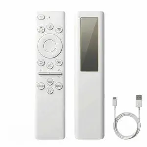 BN59-01391A Samsung Frame TV Remote, for 2018-2025 Samsung Remote Control for Smart TV with Voice Control Rechargeable Solar Cell USB-C, Compatible with Samsung Neo QLED, OLED, Cryst BN59-01391A Samsung Frame TV Remote, for 2018-2025 Samsung Remote Control for Smart TV with Voice Control Rechargeable Solar Cell USB-C, Compatible with Samsung Neo QLED, OLED, Cryst