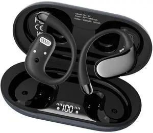 WIVTAK Open Ear Headphones Bluetooth 5.4, 62H Playtime, Air Conduction Wireless Earbuds with Ergonomic Earhooks, ENC Mic,IPX5,Physical Buttons, Comfort-Fit for Running, Cycling, Workouts WIVTAK Open Ear Headphones Bluetooth 5.4, 62H Playtime, Air Conduction Wireless Earbuds with Ergonomic Earhooks, ENC Mic,IPX5,Physical Buttons, Comfort-Fit for Running, Cycling, Workouts
