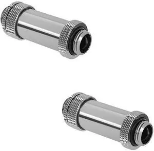Barrow G1/4" Water Cooling Fittings, Male to Male Extension Fittings (41-69MM) for SLI, Adjustable Aqua Link Pipe, Metal Telescopic Connectors for Water Cooling Systems (Silver,2Pcs) Barrow G1/4" Water Cooling Fittings, Male to Male Extension Fittings (41-69MM) for SLI, Adjustable Aqua Link Pipe, Metal Telescopic Connectors for Water Cooling Systems (Silver,2Pcs)