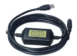 Washinglee Programming Cable Compatible for Allen Bradley PLC Micrologix 1000 1100 1200 1400 1500 Series, for 1761-CBL-PM02 Replacement, 6 FT Washinglee Programming Cable Compatible for Allen Bradley PLC Micrologix 1000 1100 1200 1400 1500 Series, for 1761-CBL-PM02 Replacement, 6 FT