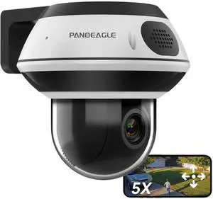 PANOEAGLE 4K 8MP Dome PTZ Camera Outdoor, 2.7~13.5mm Motorized Lens with 5X Optical Zoom,AI Motion Detection, Two Way AudioIR Night Vision, 512GB SD Slot, IP67,Compatible with Uniview, Blue Iris PANOEAGLE 4K 8MP Dome PTZ Camera Outdoor, 2.7~13.5mm Motorized Lens with 5X Optical Zoom,AI Motion Detection, Two Way AudioIR Night Vision, 512GB SD Slot, IP67,Compatible with Uniview, Blue Iris