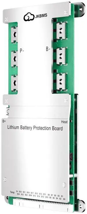 JKBMS Smart BMS 8S-24S 24V-72V 300A 2A Active Balance Built-in Bluetooth with RS485 PCB Battery Protection Board for Li-ion LiFePO4 LTO (JK-B2A24S30P) JKBMS Smart BMS 8S-24S 24V-72V 300A 2A Active Balance Built-in Bluetooth with RS485 PCB Battery Protection Board for Li-ion LiFePO4 LTO (JK-B2A24S30P)