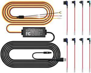 Pelsee Dash Cam Hardwire Kit, Full Set Hard Wire Kit Fuse for P1 Pro, S3 Touch, P1DUO Dash Cam, 12V-24V to 5V Car Dash Camera Charger Power Cord, 4 Fuse Cable and Installation Tool Pelsee Dash Cam Hardwire Kit, Full Set Hard Wire Kit Fuse for P1 Pro, S3 Touch, P1DUO Dash Cam, 12V-24V to 5V Car Dash Camera Charger Power Cord, 4 Fuse Cable and Installation Tool
