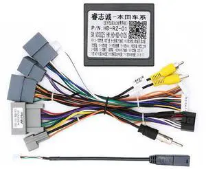 16pin Car Stereo Radio Power Retrofit Wiring Harness Cable Adapter fits for Honda CRV 2012-2016 Highend Configuration Support Factory Rearview Camera SWC USB 16pin Car Stereo Radio Power Retrofit Wiring Harness Cable Adapter fits for Honda CRV 2012-2016 Highend Configuration Support Factory Rearview Camera SWC USB