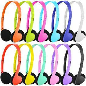 Yoley Classroom Headphones Bulk 12 Pack Class Set for School Students Kids and Adult -Sturdy Wired 3.5mm Plug (Mixed, 12 Pack) Yoley Classroom Headphones Bulk 12 Pack Class Set for School Students Kids and Adult -Sturdy Wired 3.5mm Plug (Mixed, 12 Pack)
