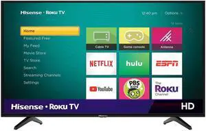 Hisense 32-Inch Class H4 Series LED Roku Smart TV with Alexa Compatibility (32H4F, 2020 Model) Hisense 32-Inch Class H4 Series LED Roku Smart TV with Alexa Compatibility (32H4F, 2020 Model)