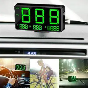 MASO Car Motorbike Bicycle Universal Digital GPS Speedometer OBD-II Overspeed Alarm System MPH/KM/h MASO Car Motorbike Bicycle Universal Digital GPS Speedometer OBD-II Overspeed Alarm System MPH/KM/h