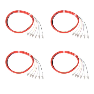 fyboptwu 6-Strand LC OM1 Multimode Pigtail 1.2m, 4-Pack fyboptwu 6-Strand LC OM1 Multimode Pigtail 1.2m, 4-Pack