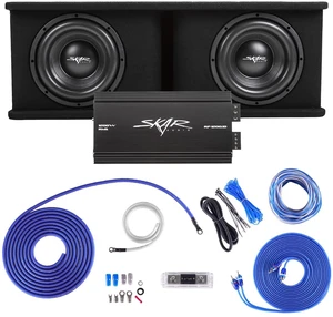 Skar Audio Dual 10" Complete 2,400 Watt SDR Series Subwoofer Bass Package - Includes Loaded Enclosure with Amplifier Skar Audio Dual 10" Complete 2,400 Watt SDR Series Subwoofer Bass Package - Includes Loaded Enclosure with Amplifier