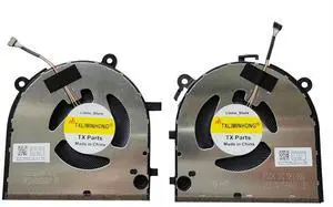 New Compatible CPU and GPU Cooling Fan for Lenovo IDEAPAD Pro 5 16IRH8 Pro 16 IRH8 APH8 5F10S14082 FQC5 FQC6 DFS2400129Z0T DFSCL12E16486Z DC12V 1.0A New Compatible CPU and GPU Cooling Fan for Lenovo IDEAPAD Pro 5 16IRH8 Pro 16 IRH8 APH8 5F10S14082 FQC5 FQC6 DFS2400129Z0T DFSCL12E16486Z DC12V 1.0A