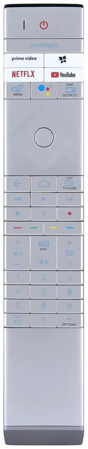 PZL Voice SRC-4522 Replacement Remote Control for Philips TV 55OLED806 65OLED936 39GM08SEPHN0002SY PZL Voice SRC-4522 Replacement Remote Control for Philips TV 55OLED806 65OLED936 39GM08SEPHN0002SY