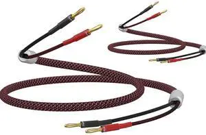 Preffair HiFi OFC Pure Copper Speaker Cable with 8 Gold Banana Plug Audiophile Banana Loudspeaker Wires for Speaker Amplifier Home Theater Systems(Red-Black, 10 feet) Preffair HiFi OFC Pure Copper Speaker Cable with 8 Gold Banana Plug Audiophile Banana Loudspeaker Wires for Speaker Amplifier Home Theater Systems(Red-Black, 10 feet)