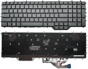 Siakoocty Laptop Replacement US Layout with Backlight Keyboard for Dell Alienware M17 R2 M17 R3 Area 51m R2 P41E PK132VQ2C00 Per-Key RGB Backlit US Siakoocty Laptop Replacement US Layout with Backlight Keyboard for Dell Alienware M17 R2 M17 R3 Area 51m R2 P41E PK132VQ2C00 Per-Key RGB Backlit US