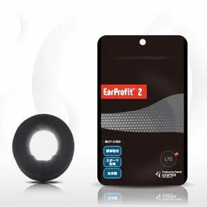 EarProfit Multi 2 Ear Pad Covers for Over-Ear Headphones ^^ Anti-Sweat, Odor-Resistant, Color-Tagged for Left/Right ^^ Stretch Cooling Fabric ^^ Washable, Lightweight, Made in Japan (Black, L70) EarProfit Multi 2 Ear Pad Covers for Over-Ear Headphones ^^ Anti-Sweat, Odor-Resistant, Color-Tagged for Left/Right ^^ Stretch Cooling Fabric ^^ Washable, Lightweight, Made in Japan (Black, L70)
