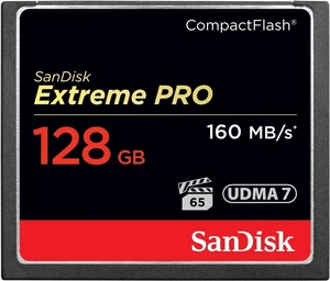 SANDISK 128GB Extreme PRO CompactFlash Memory Card, UDMA 7 SANDISK 128GB Extreme PRO CompactFlash Memory Card, UDMA 7