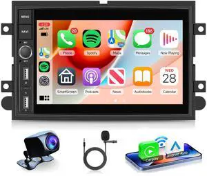 4Core 2G+64G Android Car Radio Stereo for Ford F150 F250 F350 E250 E350 2004-2014 with Type-C, Rimoody Wireless Carplay Android Auto Touchscreen GPS Mirror Link Bluetooth FM/RDS SWC Backup Came 4Core 2G+64G Android Car Radio Stereo for Ford F150 F250 F350 E250 E350 2004-2014 with Type-C, Rimoody Wireless Carplay Android Auto Touchscreen GPS Mirror Link Bluetooth FM/RDS SWC Backup Came