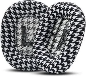 WC PadZ Max Ear Cushions Compatible with AirPods Max 1 & 2, Made by Wicked Cushions ^^ Soft Fabric, Enhanced Comfort & Unique Style ^^ Houndstooth WC PadZ Max Ear Cushions Compatible with AirPods Max 1 & 2, Made by Wicked Cushions ^^ Soft Fabric, Enhanced Comfort & Unique Style ^^ Houndstooth