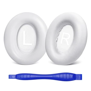 Replacement Ear Pads for Bose NC700 / 700 Noise Cancelling Headphones, Aurivor Lambskin Leather Earpad Covers/Cushion Kit with Plush Memory Foam, Thickened Comfort, Tear-Resistant Seams (White) Replacement Ear Pads for Bose NC700 / 700 Noise Cancelling Headphones, Aurivor Lambskin Leather Earpad Covers/Cushion Kit with Plush Memory Foam, Thickened Comfort, Tear-Resistant Seams (White)
