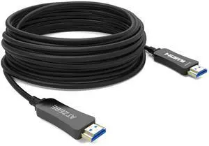 ATZEBE 164ft 50m Fiber Optic HDMI Cable, 4K@60Hz HDR,18Gbps,4:4:4,Dolby Vision ^^ Ultra-Slim & Pull-Through-Ready ^^ Pro AV & Home Theater Long-Distance Backbone ^^ Works with PS5,Apple TV & 4K Screen ATZEBE 164ft 50m Fiber Optic HDMI Cable, 4K@60Hz HDR,18Gbps,4:4:4,Dolby Vision ^^ Ultra-Slim & Pull-Through-Ready ^^ Pro AV & Home Theater Long-Distance Backbone ^^ Works with PS5,Apple TV & 4K Screen