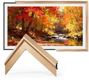 VueFrame TV Frames 75 Deco Alloy Bezel Only for Samsung The Frame TV and Pro TVs, Modern & Minimalist Styles from TV to Art, Interchangeable Bezels for Home Decor, Easy Installation (Fits 2021-2 VueFrame TV Frames 75 Deco Alloy Bezel Only for Samsung The Frame TV and Pro TVs, Modern & Minimalist Styles from TV to Art, Interchangeable Bezels for Home Decor, Easy Installation (Fits 2021-2