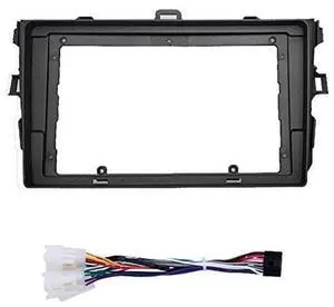 Fits for Toyota Corolla 2006-2012 Car Radio Stereo Fascia Frame Double DIN 9 inch Dash Installation Mounting Kit Fits for Toyota Corolla 2006-2012 Car Radio Stereo Fascia Frame Double DIN 9 inch Dash Installation Mounting Kit