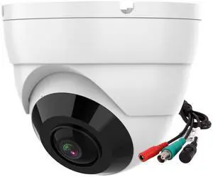 2MP 1080P 180 Degree Surveillance CCTV Security Camera Fisheye Outdoor Analog TVI Camera (Quadbrid 4-in1 HD-CVI/TVI/AHD/BNC), 30ft Night Vision, Metal Housing 2MP 1080P 180 Degree Surveillance CCTV Security Camera Fisheye Outdoor Analog TVI Camera (Quadbrid 4-in1 HD-CVI/TVI/AHD/BNC), 30ft Night Vision, Metal Housing