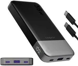 JUOVI Power Bank 10000mAh, 35W Portable Charger,Fast Charging Portable Battery Pack with PD 3.0 & QC 4.0, USB C Portable Power Bank for iPhone 15 14 13 Series, Galaxy, Tablet, Switch, and MoreBlack JUOVI Power Bank 10000mAh, 35W Portable Charger,Fast Charging Portable Battery Pack with PD 3.0 & QC 4.0, USB C Portable Power Bank for iPhone 15 14 13 Series, Galaxy, Tablet, Switch, and MoreBlack