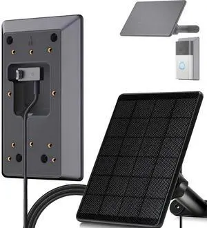 6W Solar Charger Compatible with Ring Video Doorbell (2020 Release), Micro USB Port Only, Not Compatible with the 2025 Type-C Interface doorbell 6W Solar Charger Compatible with Ring Video Doorbell (2020 Release), Micro USB Port Only, Not Compatible with the 2025 Type-C Interface doorbell