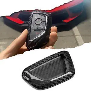 G Brand Genuine Carbon Fiber for Chevrolet Corvette C8 Key Fob Case Cover 2020 2021 2022 (Red, Black) Keyless Entry Shell Trim (Black) G Brand Genuine Carbon Fiber for Chevrolet Corvette C8 Key Fob Case Cover 2020 2021 2022 (Red, Black) Keyless Entry Shell Trim (Black)