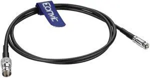 Eonvic Coaxial Cable for Video Assist 5" 3G and 12G Blackmagic Design Monitors Micro HD-BNC Male to Standard BNC Female (1M) Eonvic Coaxial Cable for Video Assist 5" 3G and 12G Blackmagic Design Monitors Micro HD-BNC Male to Standard BNC Female (1M)