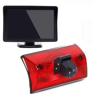 Third Brake Light Backup Reverse Camera+4.3 inch Monitor Replacement for Mercedes Freightliner Sprinter 2500 3500/ Mercedes-Benz Sprinter W901 W902 W903 W904/VW LT Mk II 2DL,2DM 2DA 2DB 2DC 2DD Third Brake Light Backup Reverse Camera+4.3 inch Monitor Replacement for Mercedes Freightliner Sprinter 2500 3500/ Mercedes-Benz Sprinter W901 W902 W903 W904/VW LT Mk II 2DL,2DM 2DA 2DB 2DC 2DD