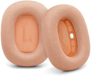 Ear Cushions Replacement for 2024 AirPods Max - Mesh Fabric Ear Pads for Apple Air Pods Max Over-Ear Headphones, Durable Ear Covers (Orange) Ear Cushions Replacement for 2024 AirPods Max - Mesh Fabric Ear Pads for Apple Air Pods Max Over-Ear Headphones, Durable Ear Covers (Orange)