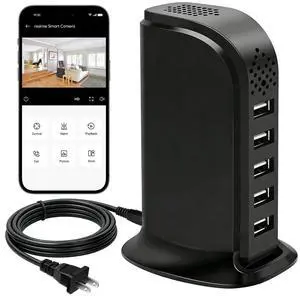 Tauboly WiFi Hidden Camera with APP Control, Spy Cam with Motion Detection, Indoor Security Camera for Home/Offices and Hotels Tauboly WiFi Hidden Camera with APP Control, Spy Cam with Motion Detection, Indoor Security Camera for Home/Offices and Hotels