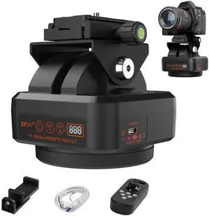 ZTIANFOTO YT-1500 Pro Auto Motorized Rotating Panoramic Head with Remote Control AI Intelligent Follow Function and Live Function Support 2kg70.5 Ounce Camera Phone Pan Tilt Video Tripod Head ZTIANFOTO YT-1500 Pro Auto Motorized Rotating Panoramic Head with Remote Control AI Intelligent Follow Function and Live Function Support 2kg70.5 Ounce Camera Phone Pan Tilt Video Tripod Head
