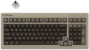 FLESPORTS OG98 Retro Tri-Mode Mechanical Keyboard, 96% Gasket Mount Hot Swappable Gaming Keyboard, SA Profile PBT Keycaps, 4000mAh for Mac/PC - Silent Switches ^^ Brown FLESPORTS OG98 Retro Tri-Mode Mechanical Keyboard, 96% Gasket Mount Hot Swappable Gaming Keyboard, SA Profile PBT Keycaps, 4000mAh for Mac/PC - Silent Switches ^^ Brown