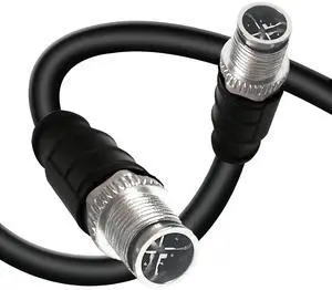 GEOAOBLE 3.3Ft M12 8 Pin X Code Male to 8 Pin X Code Male Industrial Ethernet Cable High Flexible Shielded CAT6A Ethernet Cable for Industrial Camera Automation Application 1M GEOAOBLE 3.3Ft M12 8 Pin X Code Male to 8 Pin X Code Male Industrial Ethernet Cable High Flexible Shielded CAT6A Ethernet Cable for Industrial Camera Automation Application 1M