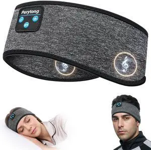 Perytong Sleep Headphones with Bluetooth 5.4 Headband, Wireless Sleeping Headphones for Side Sleepers, Sweat-Proof Sport Headband Headphones for Yoga Running Travel Insomnia Meditation Perytong Sleep Headphones with Bluetooth 5.4 Headband, Wireless Sleeping Headphones for Side Sleepers, Sweat-Proof Sport Headband Headphones for Yoga Running Travel Insomnia Meditation
