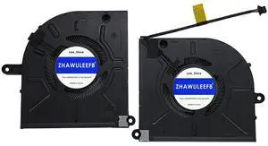 ZHAWULEEFB New CPU+GPU Cooling Fan Replacement for Dell Alienware M16 R2 ND8CC32-23F17 ND8CC31-23F16 EG75071S1-C410-S9A EG75071S1-C420-S9A 2GN4X 02GN4X DC12V 0.6A Fan ZHAWULEEFB New CPU+GPU Cooling Fan Replacement for Dell Alienware M16 R2 ND8CC32-23F17 ND8CC31-23F16 EG75071S1-C410-S9A EG75071S1-C420-S9A 2GN4X 02GN4X DC12V 0.6A Fan