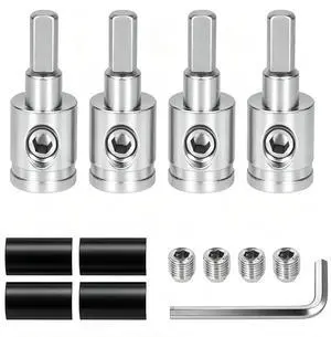 Dufray 4PCS Heavy-Duty Car Stereo Audio Wire Reducer - 4 Gauge to 8 Gauge for Amp Input, AWG Pin Power & Ground Connection Dufray 4PCS Heavy-Duty Car Stereo Audio Wire Reducer - 4 Gauge to 8 Gauge for Amp Input, AWG Pin Power & Ground Connection