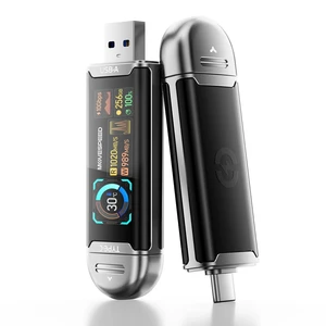 MOVE SPEED 256GB USB Drive with Smart Display 1090MB/s USB 3.2 Gen2 and Type C SSD Memory Stick for ProRes 4K Video iPhone 17/16/15, Android Phone, Windows, Mac, Tablet MOVE SPEED 256GB USB Drive with Smart Display 1090MB/s USB 3.2 Gen2 and Type C SSD Memory Stick for ProRes 4K Video iPhone 17/16/15, Android Phone, Windows, Mac, Tablet