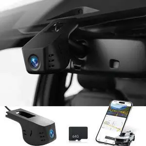 4K Dash Cam for Ford F150 & F250 2021-2025 Include Limited XLT XL Raptor Lariat Platinum King Ranch Tremor Model, OEM Hidden Dash Camera with WiFi APP, Night Vision, G-Sensor, 64GB Card 4K Dash Cam for Ford F150 & F250 2021-2025 Include Limited XLT XL Raptor Lariat Platinum King Ranch Tremor Model, OEM Hidden Dash Camera with WiFi APP, Night Vision, G-Sensor, 64GB Card