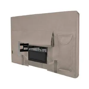 Easy-Going Outdoor TV Cover for 58 to 60 inches LCD, LED, Waterproof, Weatherproof and Dust-Proof TV Screen Protectors with Cleaning Cloth (60 inch,Camel) Easy-Going Outdoor TV Cover for 58 to 60 inches LCD, LED, Waterproof, Weatherproof and Dust-Proof TV Screen Protectors with Cleaning Cloth (60 inch,Camel)