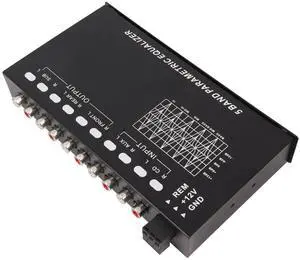 Raguso Car Audio Equalizer Anti Impact 5 Bands EQ Car Amplifier Precise Tuning High Output Superior Sound Quality Iron Car Graphic Equalizer for Vehicle Raguso Car Audio Equalizer Anti Impact 5 Bands EQ Car Amplifier Precise Tuning High Output Superior Sound Quality Iron Car Graphic Equalizer for Vehicle
